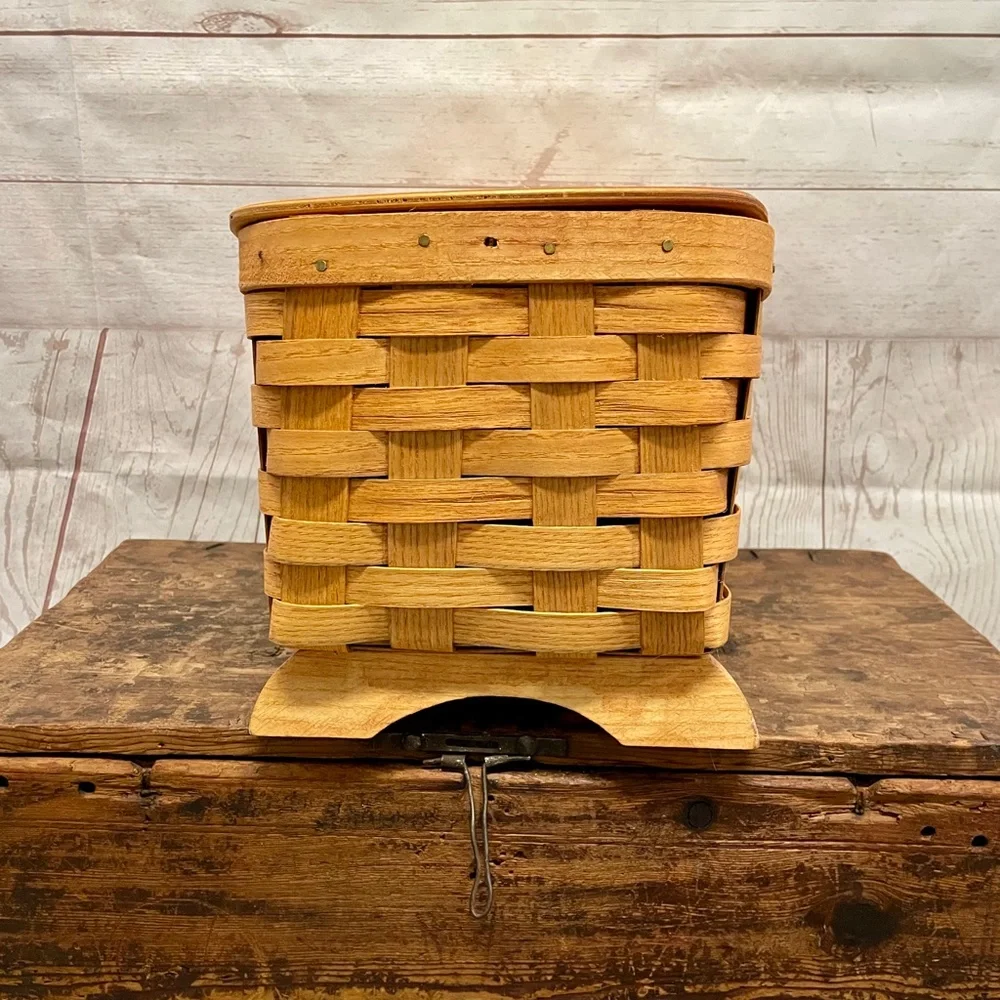 Ivory Soap Commemorative Footed Basket by Peterboro Basket Co.
